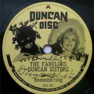 The Duncan Sisters - "Rememb'ring" / "I Never Had A Mammy" download flac mp3