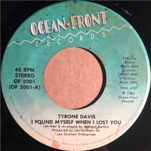 Tyrone Davis - I Found Myself When I Lost You download flac mp3
