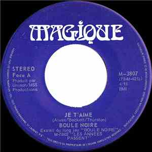 Boule Noire - Je T'aime download flac mp3