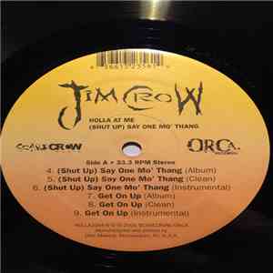 Jim Crow - Holla At Me download flac mp3
