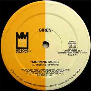 Siren  - Morning Music / Open Up For Love download flac mp3