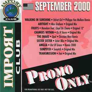 Various - Promo Only Import Club: September 2000 download flac mp3