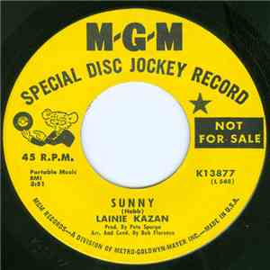 Lainie Kazan - Sunny / When I Look In Your Eyes download flac mp3