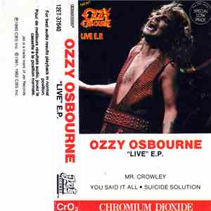 Ozzy Osbourne - "Live" E.P. download flac mp3