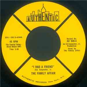 The Family Affair  - I Am People / I Had A Friend download flac mp3