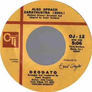 Deodato - Also Sprach Zarathustra  / Spirit Of Summer download flac mp3