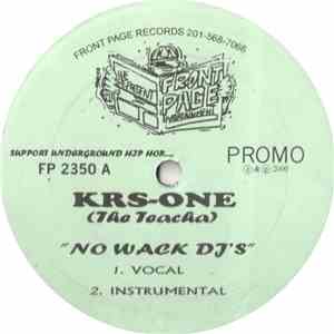KRS-One, The Teacha - No Wack DJ's / I Will Make It download flac mp3