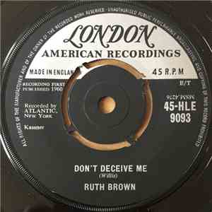 Ruth Brown - Don't Deceive Me download flac mp3