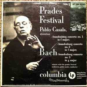 Bach / Pablo Casals, Prades Festival Orchestra - Prades Festival - Vol. 1 download flac mp3
