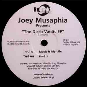 Joey Musaphia - The Disco Vaults EP download flac mp3