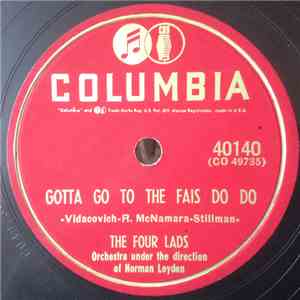 The Four Lads - Gotta Go To The Fais Do Do / Harmony Brown download flac mp3