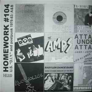 Various - Homework #104: U.S. "D.I.Y." And Post-Punk 1978-83: A & B download flac mp3