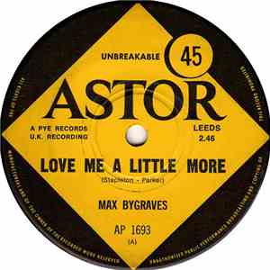 Max Bygraves - Love Me A Little More download flac mp3