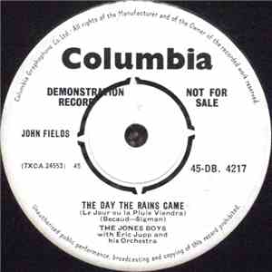 The Jones Boys With Eric Jupp And His Orchestra - The Day The Rains Came download flac mp3