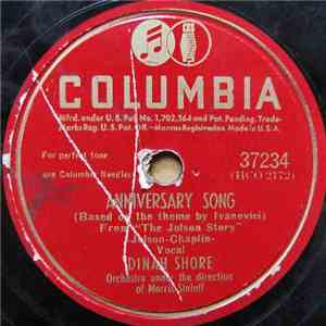 Dinah Shore / Spade Cooley And His Orchestra - Anniversary Song / Heartaches, Sadness And Tears download flac mp3