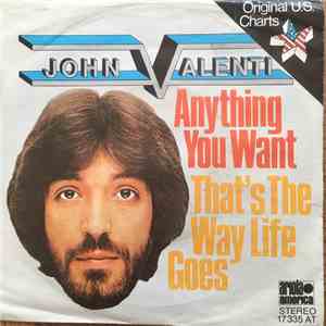 John Valenti - Anything You Want / That's The Way Life Goes download flac mp3