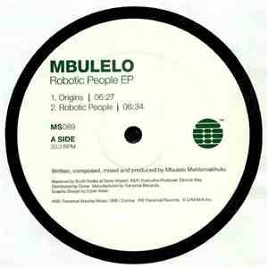 Mbulelo - Robotic People EP download flac mp3