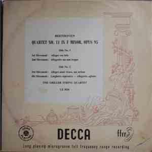 Beethoven - The Griller String Quartet - Quartet No. 11 In F Minor, Opus 95 download flac mp3