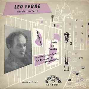 Léo Ferré - Chante Léo Ferré download flac mp3