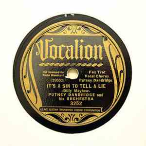 Putney Dandridge And His Orchestra - It's A Sin To Tell A Lie / All My Life download flac mp3