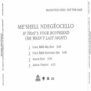 Me'Shell NdegéOcello - If That's Your Boyfriend (He Wasn't Last Night) download flac mp3