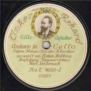 Anton Hekking - Andante Voor Cello / Ave Maria download flac mp3