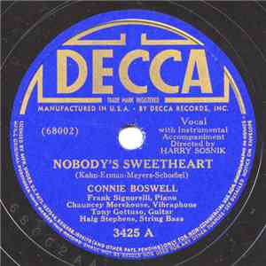Connie Boswell - Nobody's Sweetheart / Dinah download flac mp3