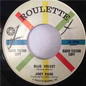 Joey Page - Blue Velvet flac mp3 download
