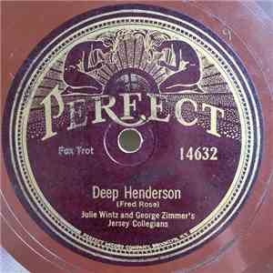 Julie Wintz And George Zimmer's Jersey Collegians / Five Birmingham Babies - Deep Henderson / She's Not Too Hot, She's Not Too Cold download flac mp3