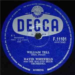David Whitfield - William Tell / Willingly flac mp3 download