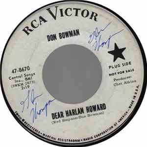 Don Bowman - Dear Harlan Howard download flac mp3