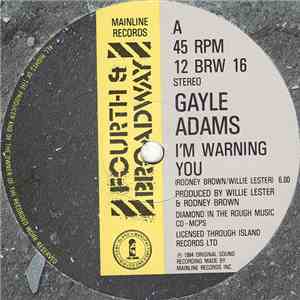 Gayle Adams - I'm Warning You download flac mp3
