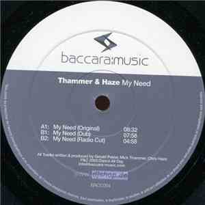 Thammer & Haze - My Need download flac mp3