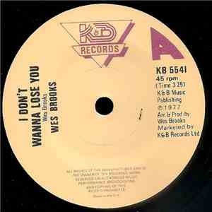 Wes Brooks - I Don't Wanna Lose You download flac mp3